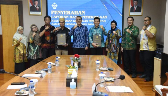 Kabupaten Sidoarjo Kembali Terima Opini WTP Kedua belas Kali Berturut-turut