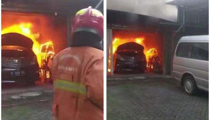 Garasi Rumah Eks Anggota DPR RI di Surabaya Terbakar, 7 Mobil Mewah Ludes