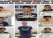 Jebol Dinding Pakai Obeng, 8 Tahanan Polres Lahat Kabur, 3 Ditangkap