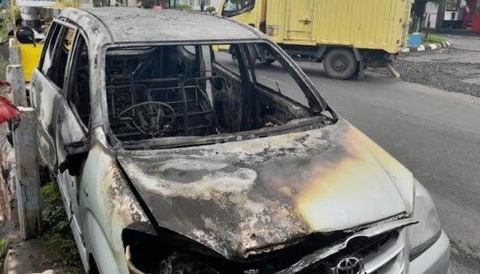 Toyota Avanza Meleleh Sisa Rangka di Lokasi Fatal, Polisi Temukan Benda Tak Lazim di Kabin
