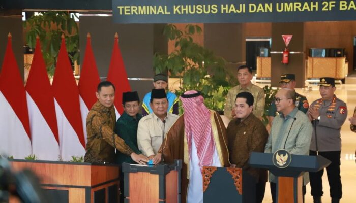 Presiden Prabowo Resmikan Terminal Khusus Haji dan Umrah di Bandara Soekarno-Hatta