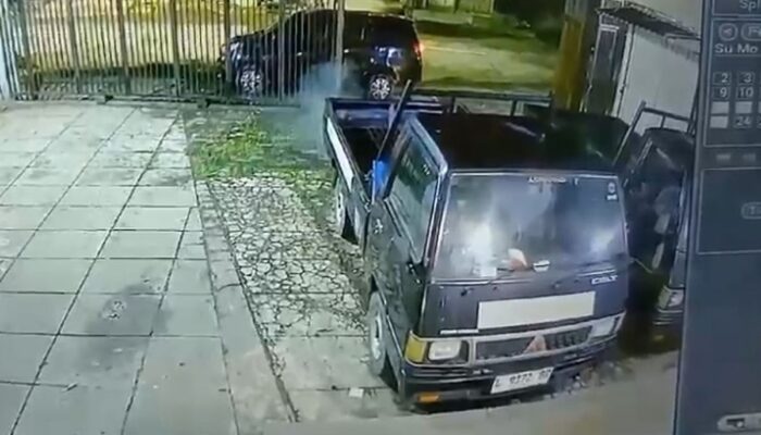Parkir di Depan Toko Bangunan, Mobil L300 Dicuri Tengah Malam di Pucang Sewu Surabaya