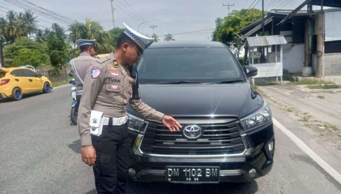 Polisi Akan Tindak Tegas Pengguna Pelat Nomor Tidak Sesuai Ketentuan