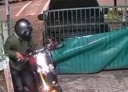 Nekat! Motor Trail Digondol Maling dari Teras Rumah Dinas Tentara di Surabaya