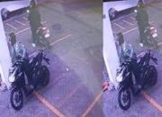 Motor Raib Saat Belanja Pagi, Aksi Dua Curanmor di Minimarket Surabaya Terekam CCTV