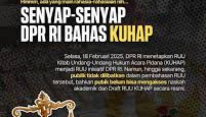 RUU Polri Masih Tertunda, RUU KUHAP Malah Masuk Prioritas Pembahasan