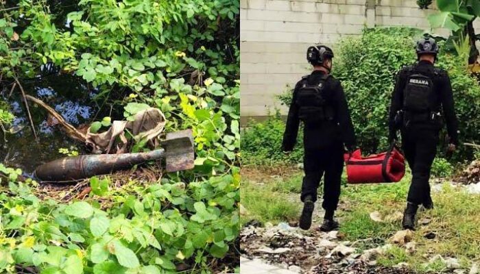 Cari Ikan, Kakek di Surabaya Temukan Mortir Aktif Diduga Sisa Perang Dunia II