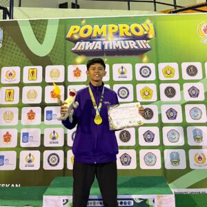 Baraja Persembahkan Emas untuk Unej di POMPROV Jatim 2025, Bersujud di Matras Usai Menang
