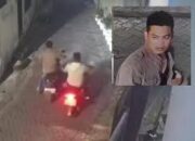 Terekam CCTV, Dua Pelaku Curanmor Beraksi di Jalan Gresikan Surabaya