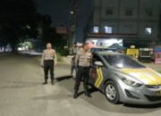 Antisipasi Kejahatan dan Kerusuhan, Polsek Sukomanunggal Intensifkan Patroli Malam