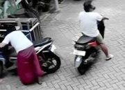 Maling Bersarung Gagal Gasak Motor di Surabaya, Kunci T Patah dan Aksi Terekam CCTV