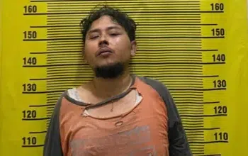 Wajah pelaku pembunuhan ojol asal Sidoarjo.