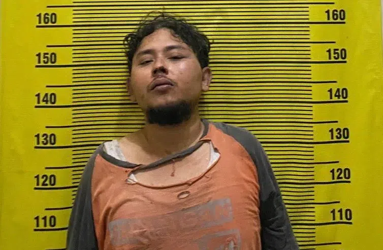 Wajah pelaku pembunuhan ojol asal Sidoarjo.