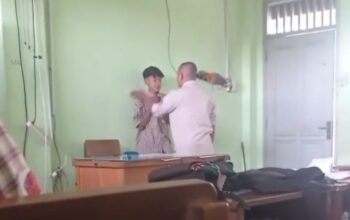 Foto tangkapan layar dari video yang viral beredar di sosmed.