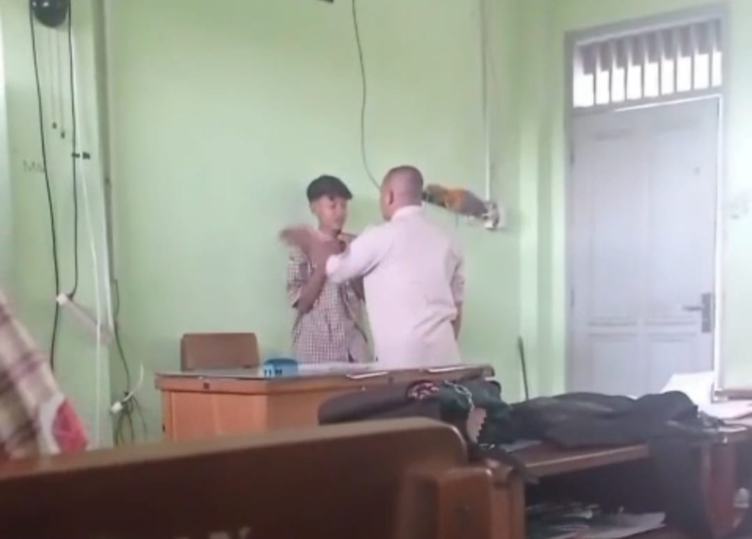 Foto tangkapan layar dari video yang viral beredar di sosmed.