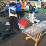 Pelajar SMA Tewas Terlindas Truk Trailer Dijalur Tengkorak Karangpilang
