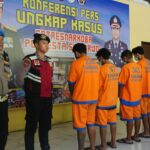 Satresnarkoba Polresta Sidoarjo Tangkap Empat Pengedar Ganja Seberat 2,8 Kilo