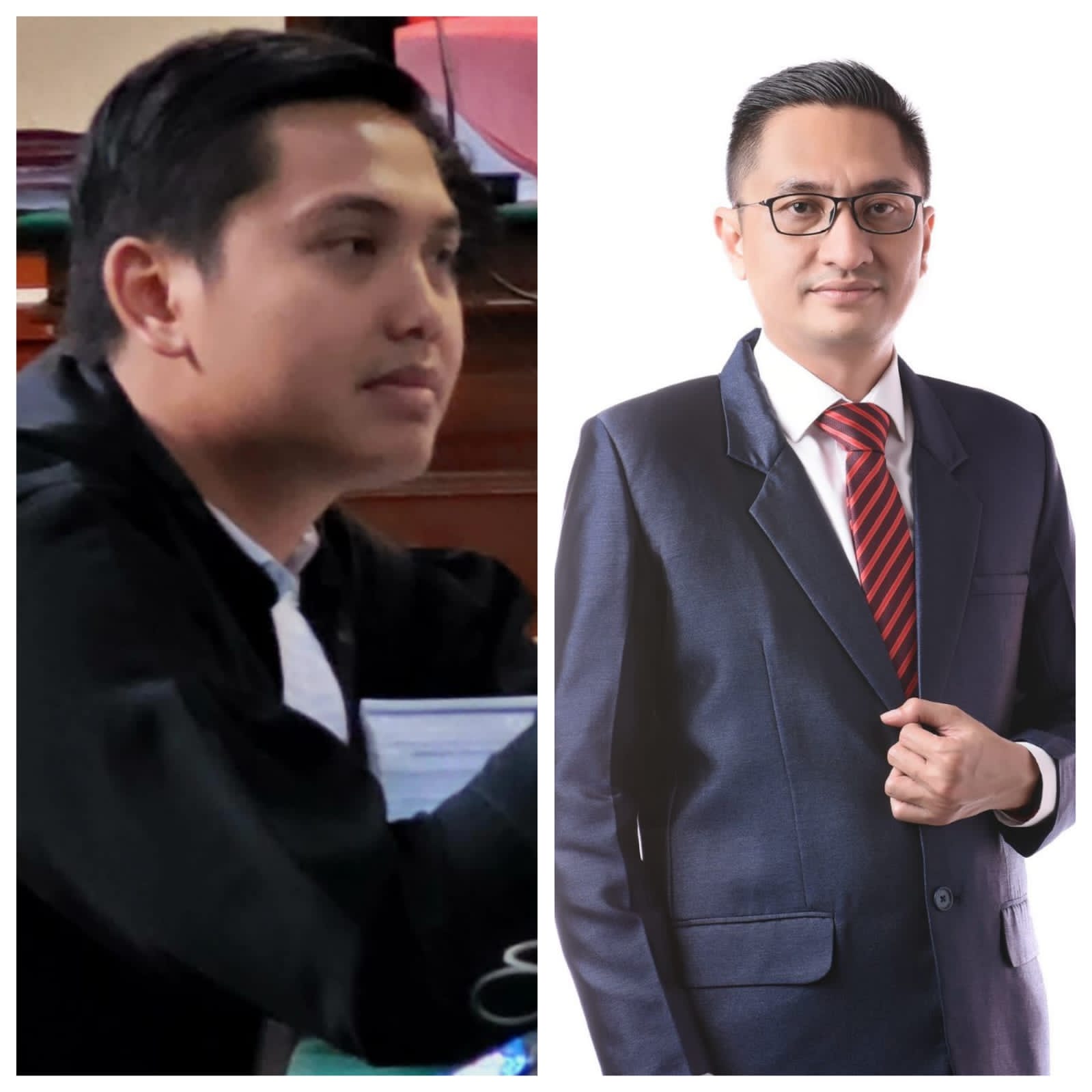 Jaksa Galih Riana Putra Intaran (kiri) dan Ahli Hukum Pidana, Bastianto Nugroho (kanan).