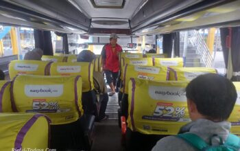 Perangkat hiburan kini tak lagi difungsikan didalam bus karena aturan royalti musik