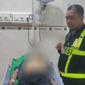 Dua Pengendara Luka-Luka dalam Kecelakaan di Depan SPBU Kalijaten Taman