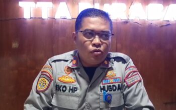 Pengawas Satuan Pelayanan (Wassatpel) Terminal Purabaya, Eko Hadi Prasetyo.