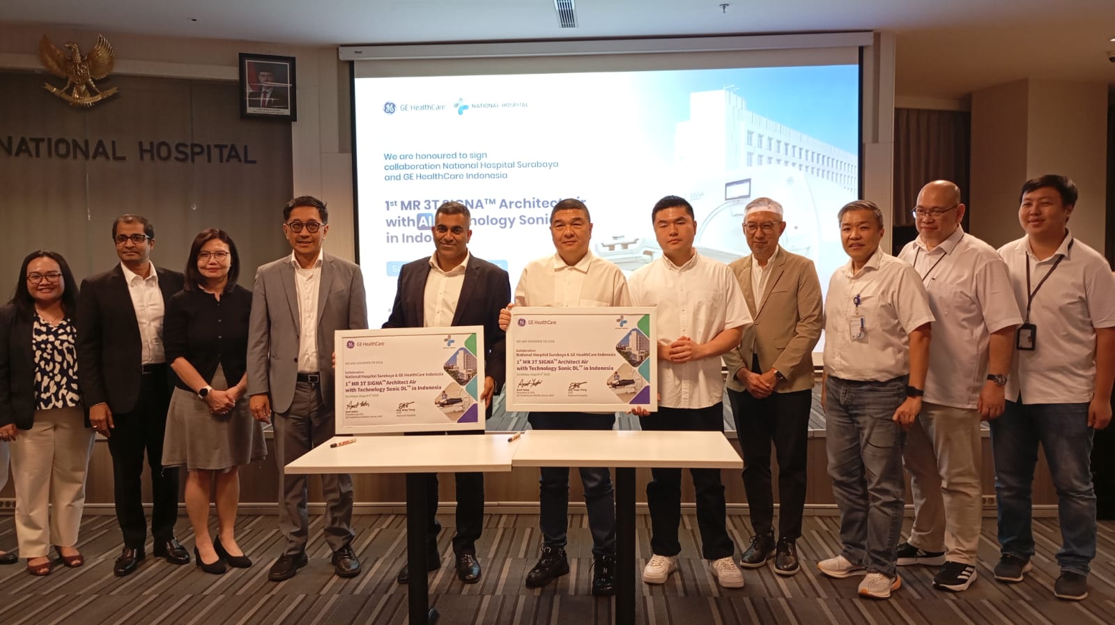 National Hospital sebagai rumah sakit pertama di Indonesia yang mengadopsi MRI 3 Tesla SIGNA™ Architect dengan teknologi SONIC DL™.