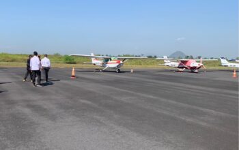 Suasana di Bandara Jember, Notohadinegoro Jember.