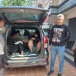 Keempat calo atau preman yang terjaring razia langsung diamankan ke Polsek Waru