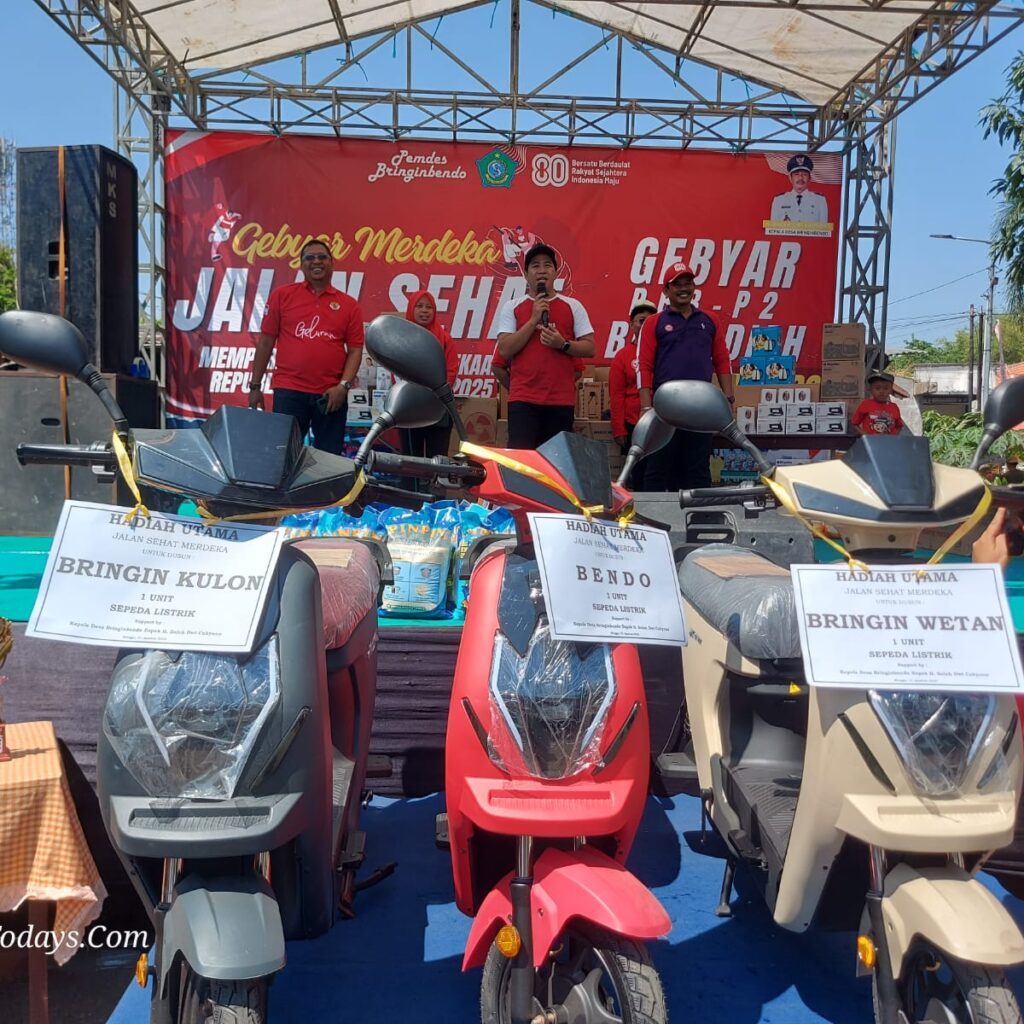 Kades, Camat, dan DPRD Kompak Rayakan Kemerdekaan Bareng Warga Desa Bringinbendo Taman