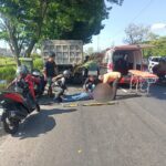 Korban saat dievakuasi ambulance menuju RS Delta Surya Sidoarjo