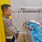 Korban laka lantas akibat kurang hati-hatinya pengemudi truk saat manuver mundur saat dalam penanganan medis RS