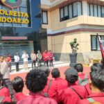 Aksi damai PC IMM di Polresta Sidoarjo