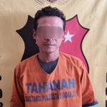 Tersangka yang menggasak harta istri sirinya sekarang harus mendekam disel tahanan Polsek Porong guna mempertanggungjawabkan perbuatannya