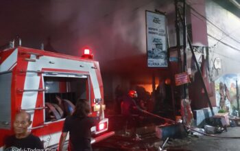 Toko Sembako di Geluran Taman Terbakar Hebat, Kerugian Capai Puluhan Juta Rupiah