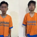 Para pelaku pencurian Elpiji usai diamankan pihak Kepolisian.