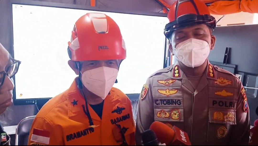 Direktur Operasi Pencarian dan Pertolongan Basarnas, Laksamana Pertama TNI Yudhi Bramantyo