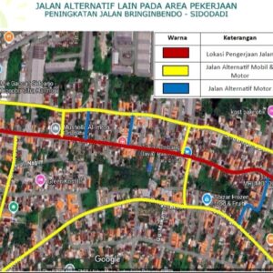 Pengecoran Jalan Beton Bringinbendo-Sidodadi Dimulai, Akses Ditutup Sementara