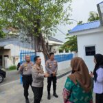 Kapolres Tanjung Perak saat meninjau lokasi SPPG.