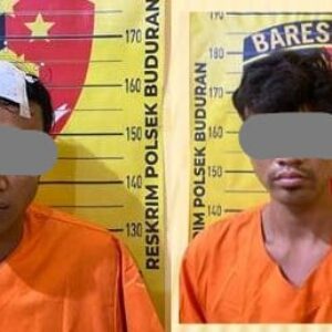 Belum Sempat Kabur, Dua Pencuri Motor Ditangkap Warga Entalsewu Buduran