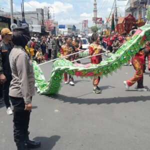 Ribuan Warga Padati Kirab Budaya Sedekah Bumi di Krian, Polisi Siagakan Pengamanan dan Rekayasa Lalin