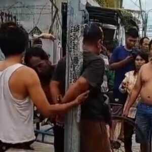 Ketahuan Dorong Motor, Pencuri di Kwadengan Langsung Diringkus Warga