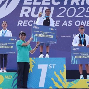Momen Hari Sumpah Pemuda PLN Electric Run 2025 Sukses Digelar, Jadi Event Lari Nol Emisi Pertama di Indonesia