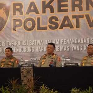 70 Polisi Satwa Ikuti Rakernis Ditpolsatwa di Pasuruan