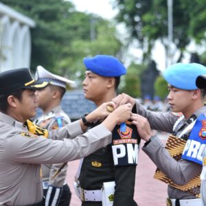 Apel Gelar Pasukan Operasi Zebra Semeru 2025, Polres Gresik Tegaskan Komitmen Keselamatan Jalan Raya