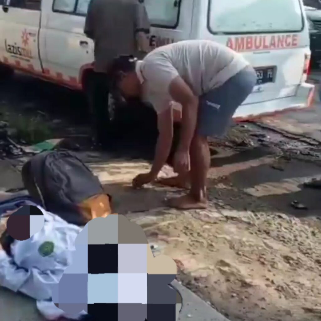 Hindari Lubang, Pelajar Mojokerto Tewas Terlindas Truk di Depan Pasar Tarik