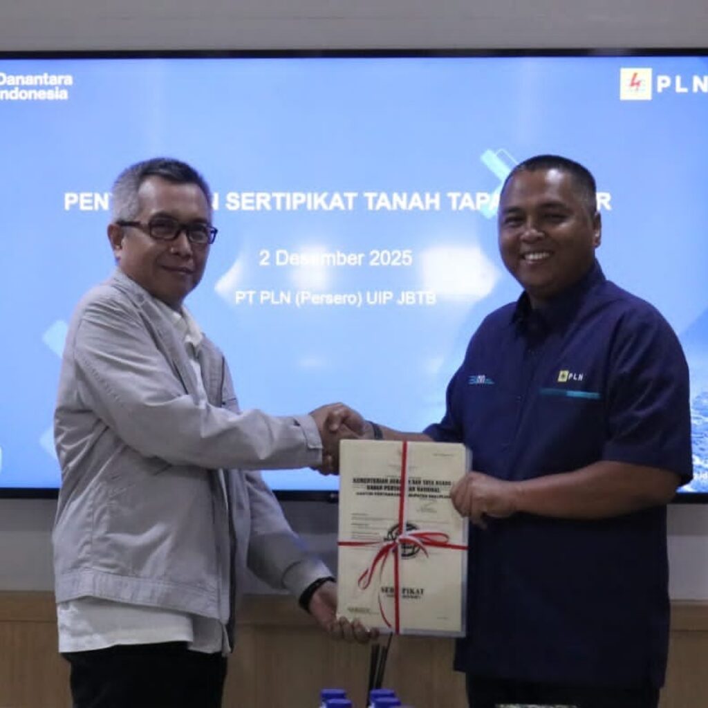 Perkuat Kepastian Hukum Aset Negara, PLN UIP JBTB dan Kantah Pasuruan Tuntaskan 27 Sertifikat