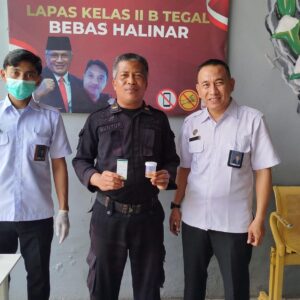 Lapas Tegal Gelar Tes Urine Dadakan, Pastikan Lingkungan Pemasyarakatan Bersih dari Narkoba