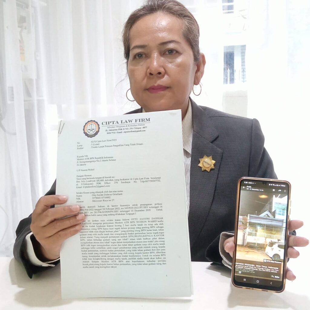 Saat Penjual Gorengan Menanti Keadilan: Jelis Kritik Lambannya Respon Ghufron dan BPN 2 Surabaya