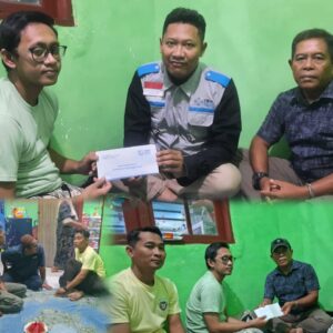YBM PLN UIP JBTB Bersama Karyawan TAD Takziah dan Serahkan Santunan untuk Keluarga Almarhum Sutiyo