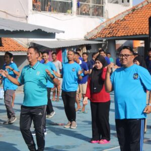 Kebersamaan Sehat di Balik Jeruji, Lapas Tegal Senam Pagi Bersama Fraksi PKS DPRD Kota TegalL